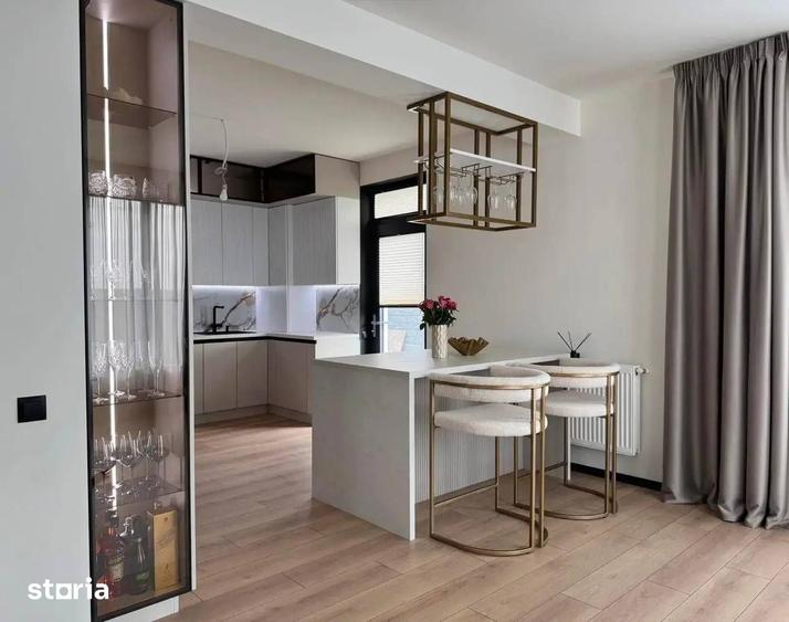 Apartament cu 2 camere semidecomandat în Tunari