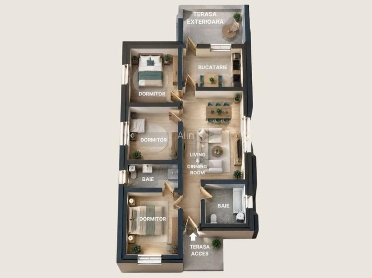 Casa de Vanzare Breazu, Str Zambilelor, 4 Camere, 85 mp utili, 415 mp teren, Predare la Cheie, Gata de Mutare, Drum privat
