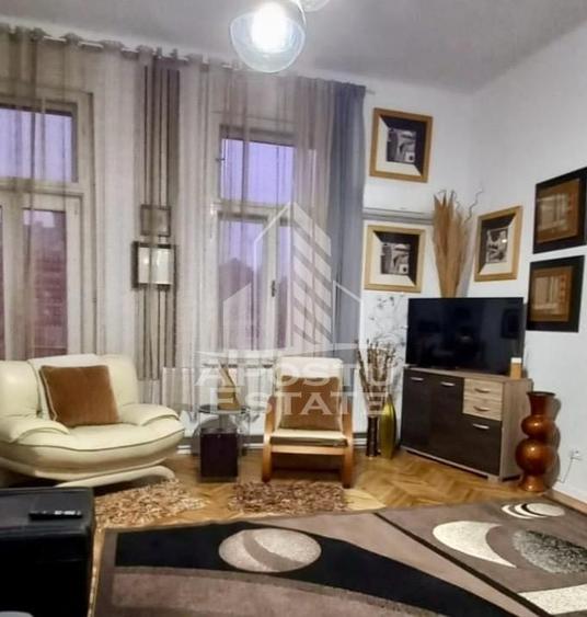 Apartament cu 3 camere circular, mobilat în Ultracentral