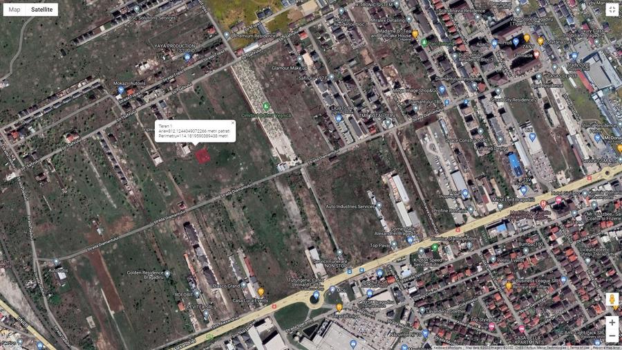 Teren Construcții intravilan de 1000 mp, în Bragadiru
