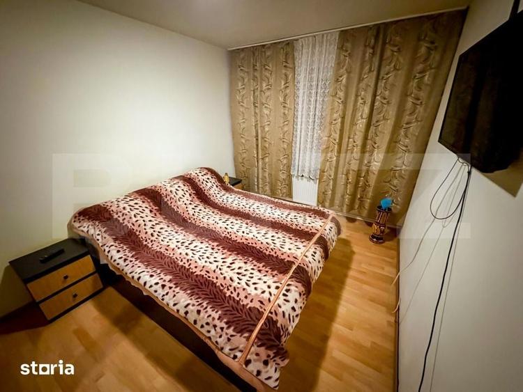 Apartament cu 3 camere decomandat, mobilat în Central