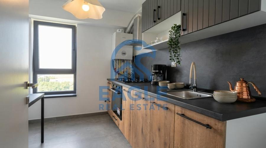Apartament cu 2 camere nedecomandat, mobilat în Tomis Nord