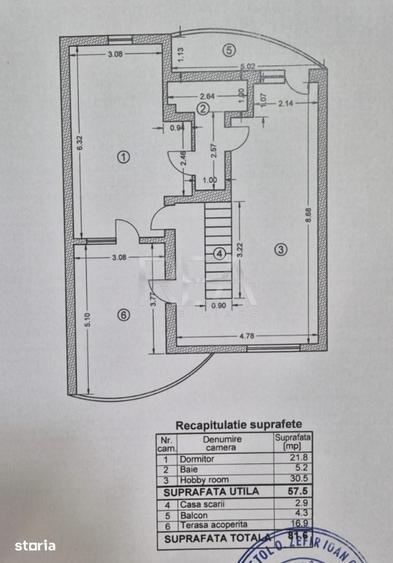Casă cu 6 camere decomandat cu Teren 170 Mp în Central