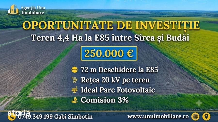 Teren de 44000 mp, în Central