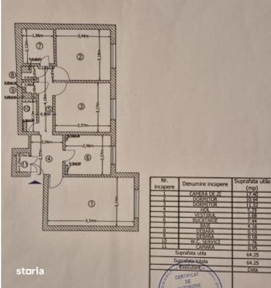 Apartament cu 3 camere decomandat, mobilat în Ferentari