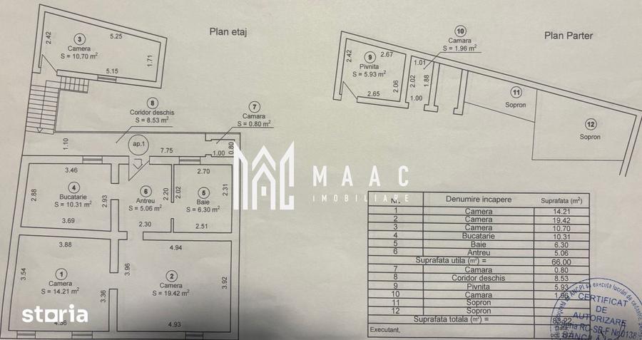 Apartament cu 3 camere în Ultracentral