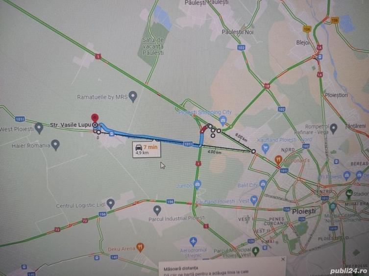 Teren de 870 mp, în Nord-Vest