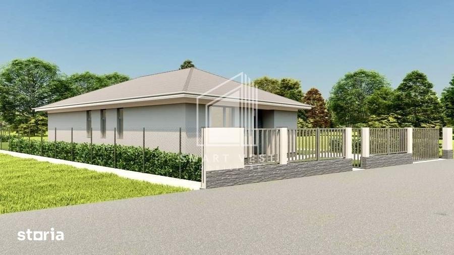 Casă cu 3 camere cu Teren 603 Mp în Vetiș
