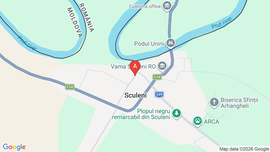 Teren Construcții extravilan de 9300 mp, în Sculeni