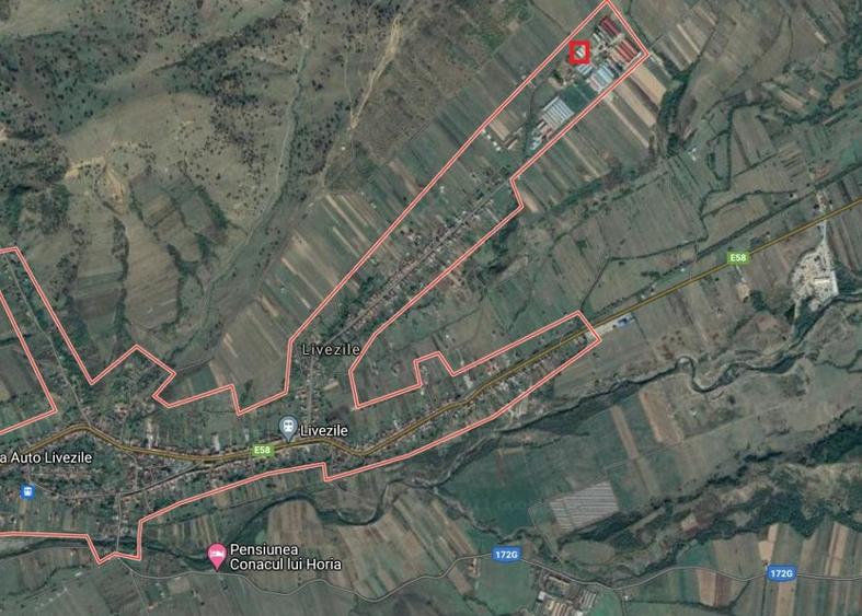 Spațiu industrial, de 456 mp, în Livezile