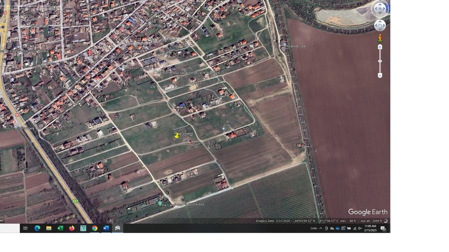Teren Construcții intravilan de 400 mp, în Agigea