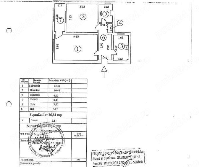 Apartament cu 2 camere decomandat în Micro 39
