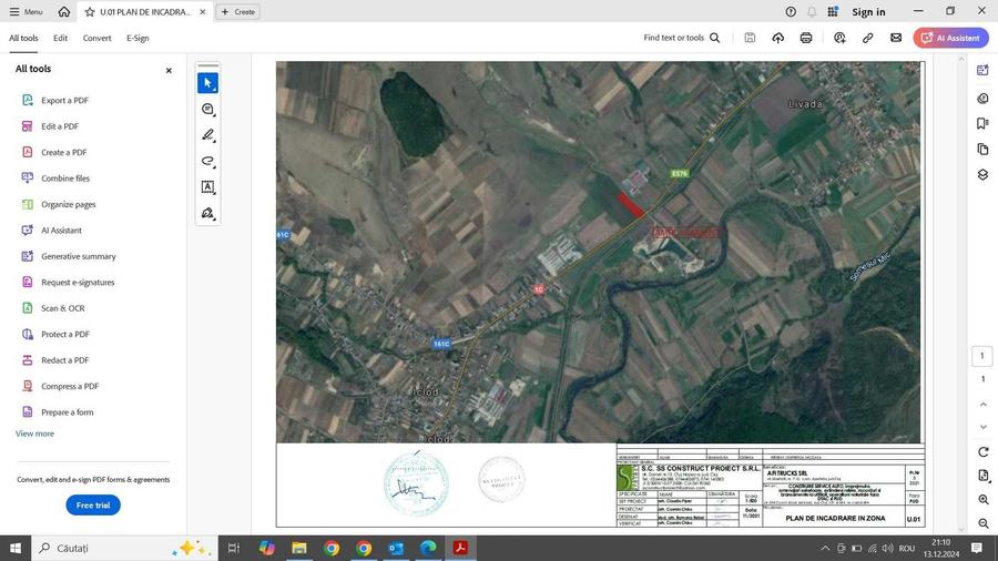 Teren de 10000 mp, în Iclod