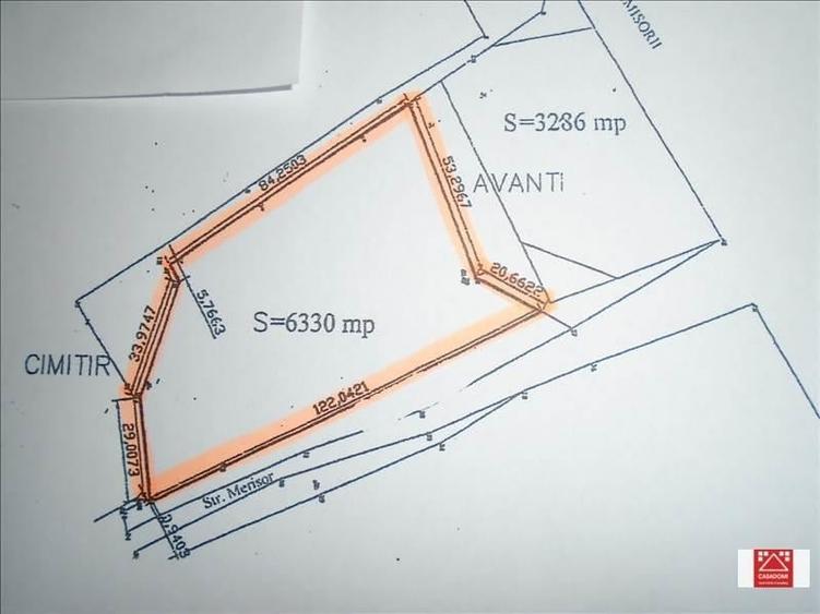 Teren Construcții intravilan de 6330 mp, în Aradul Nou