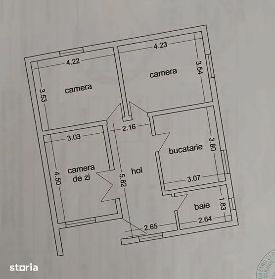 Casă cu 5 camere cu Teren 231 Mp în Tuzla