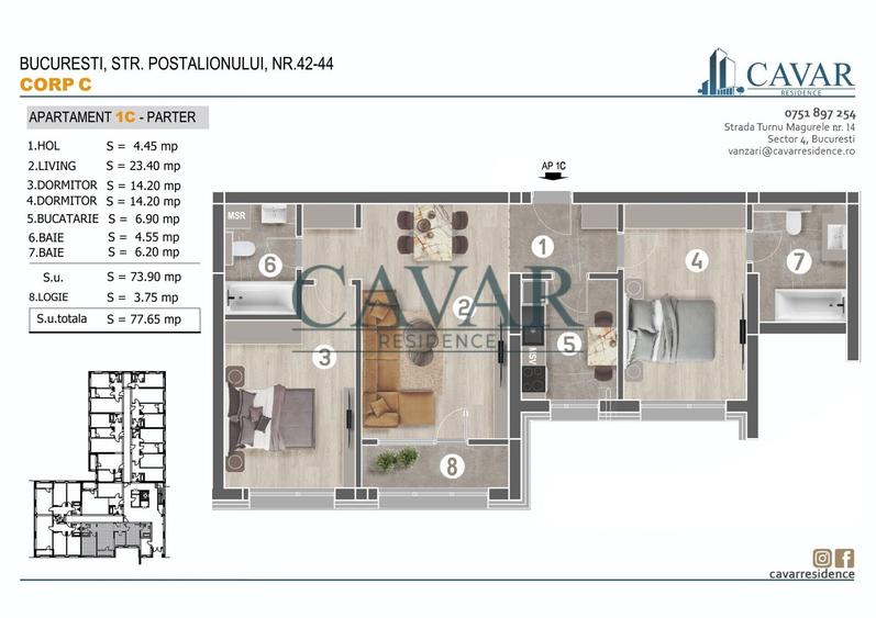 Proiect Nou Cavar Residence Finalizat - 18