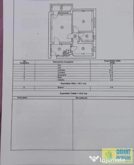 Scoala 8, de vanzare apartament 2 camere - 1