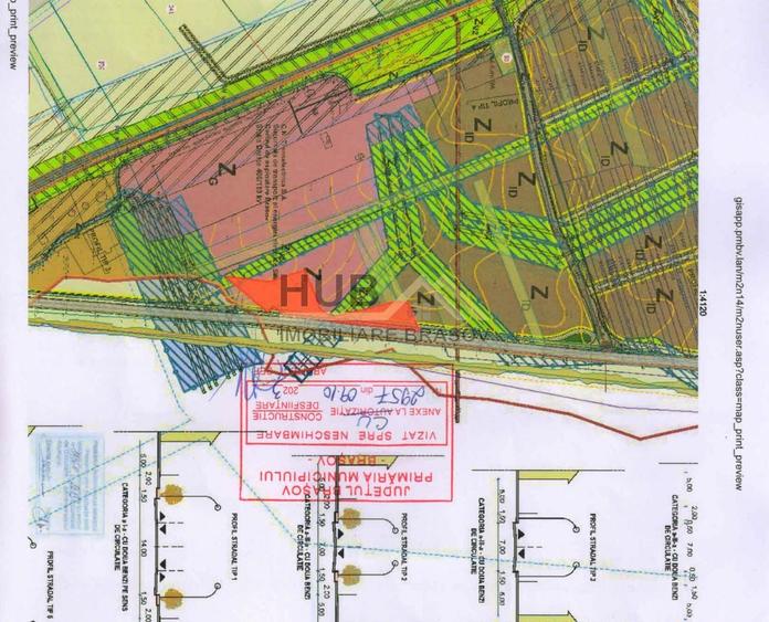 Teren Construcții intravilan de 22116 mp, în Centură