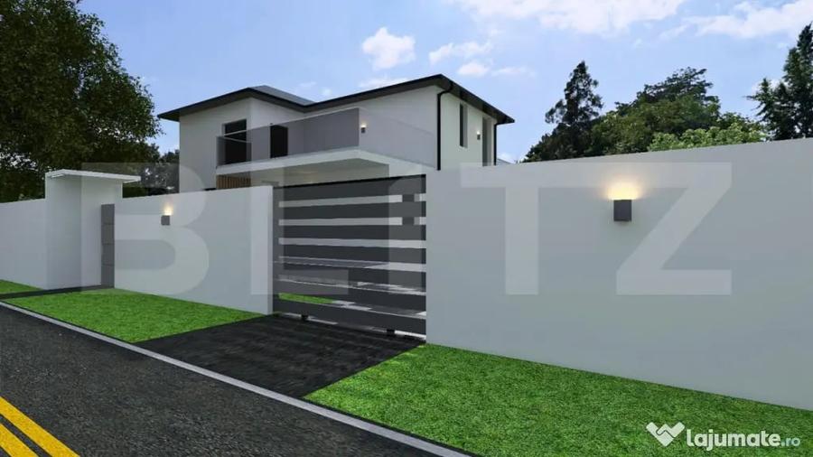 Casă cu 4 camere cu Teren 750 Mp în Păulești