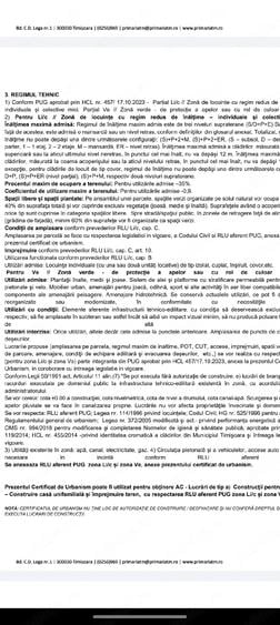 Teren de 316 mp, în Central