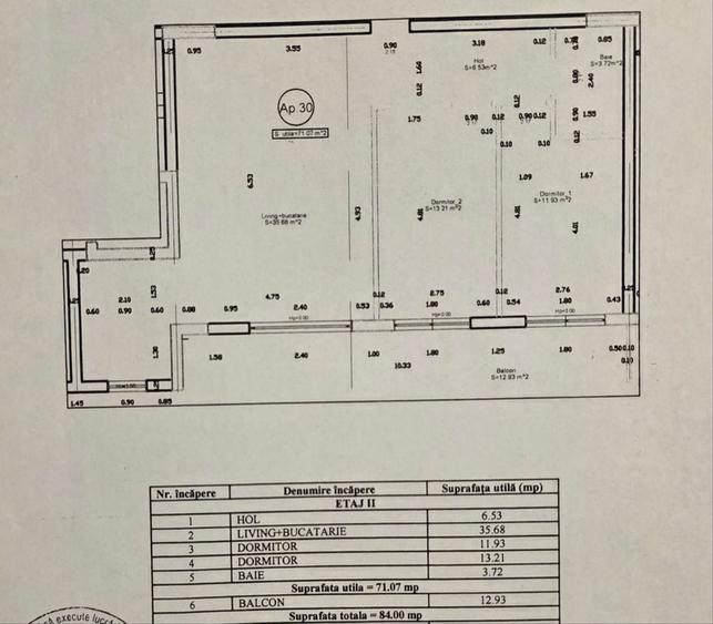 Apartament cu 3 camere decomandat în Lazaret