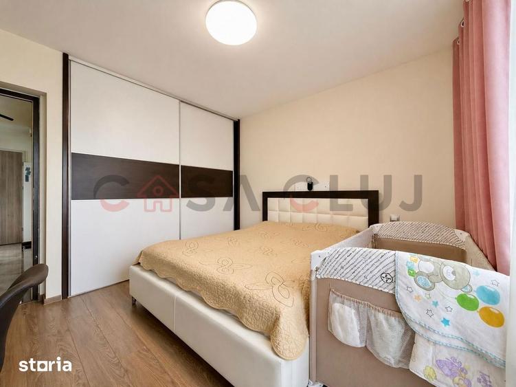 Apartament cu 3 camere semidecomandat, mobilat în Între Lacuri