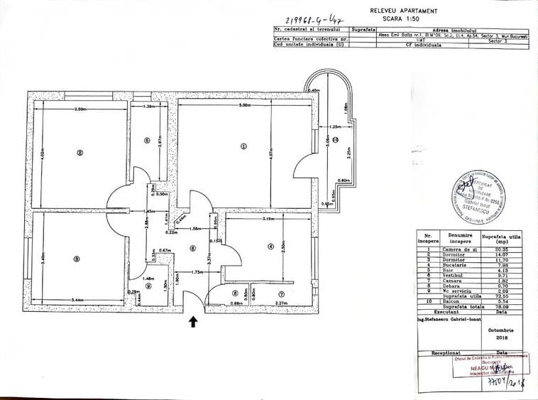 Apartament cu 3 camere decomandat în Alba Iulia