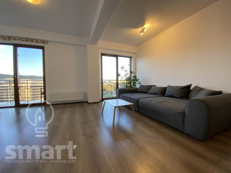 Apartament cu 2 camere semidecomandat, mobilat în Plopilor