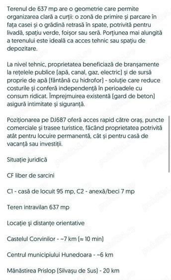 Casă cu 3 camere cu Teren 1000 Mp în Central