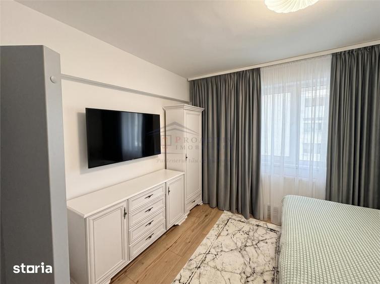 Apartament cu 3 camere, mobilat în Central