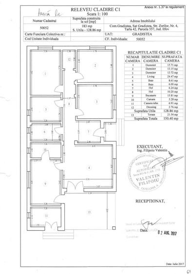 Casa cu 4 camere, 183 mp construiti, teren amenajat de 1.001 mp, langa Lacul Caldarusani si padure - 1
