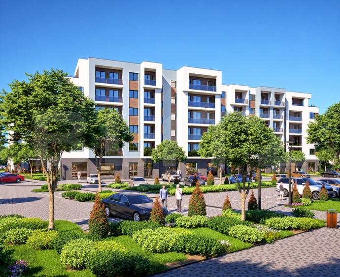 Apartament cu 2 camere decomandat în Ștrandului