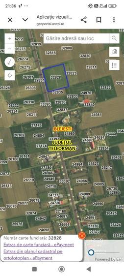 Teren agricol intravilan de 4080 mp, în Baciu