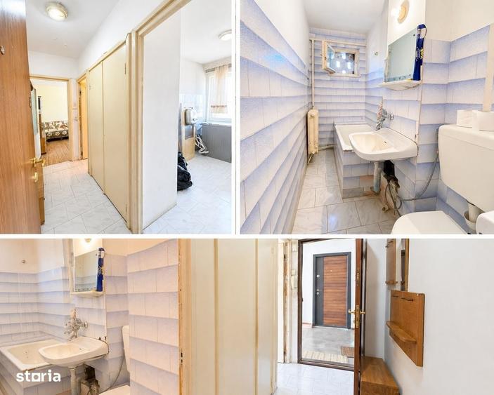 Apartament cu 2 camere nedecomandat în Central