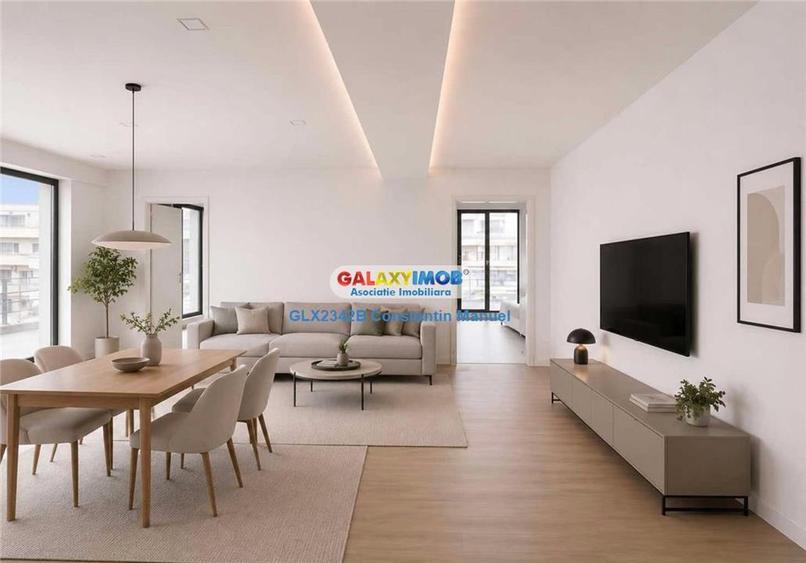 Apartament cu 3 camere decomandat, mobilat în Herăstrău
