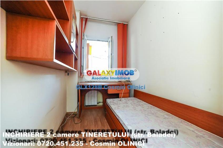 Garsonieră decomandată, mobilată în Tineretului