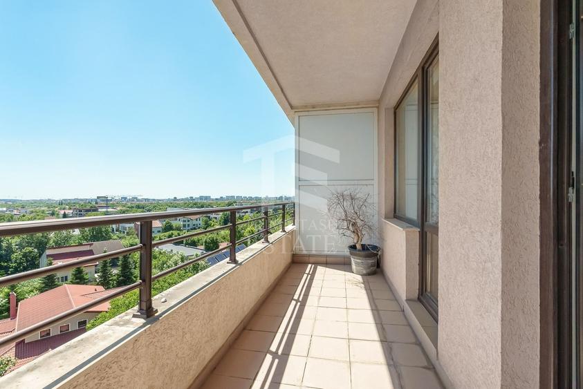Apartament cu 2 camere semidecomandat, mobilat în Băneasa