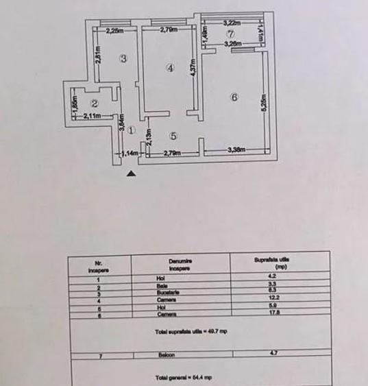 Apartament 2 Camere Podu Ros -  ING - 7