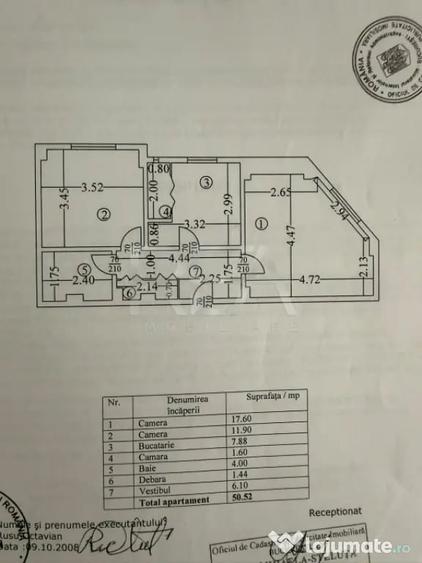 Apartament cu 2 camere decomandat în 13 Septembrie
