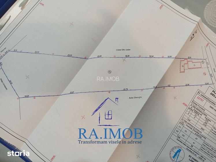 Teren 3960mp si casa batraneasca, sat Izvoarele Prahova - 49900 euro
