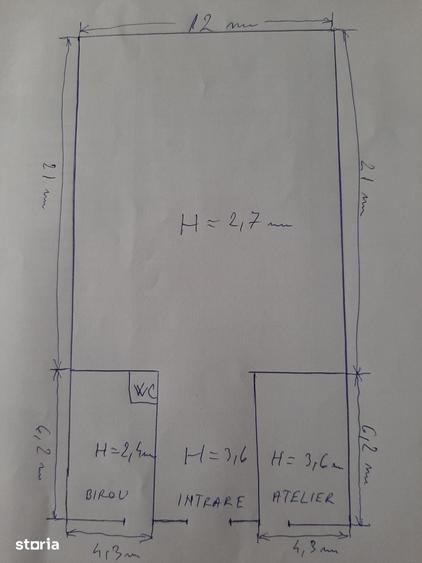 Spațiu comercial, de 318 mp, în Florești