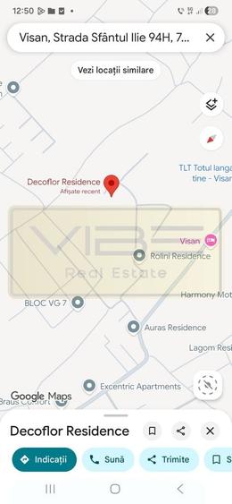 Apartament cu 2 camere nedecomandat, mobilat în Vișani