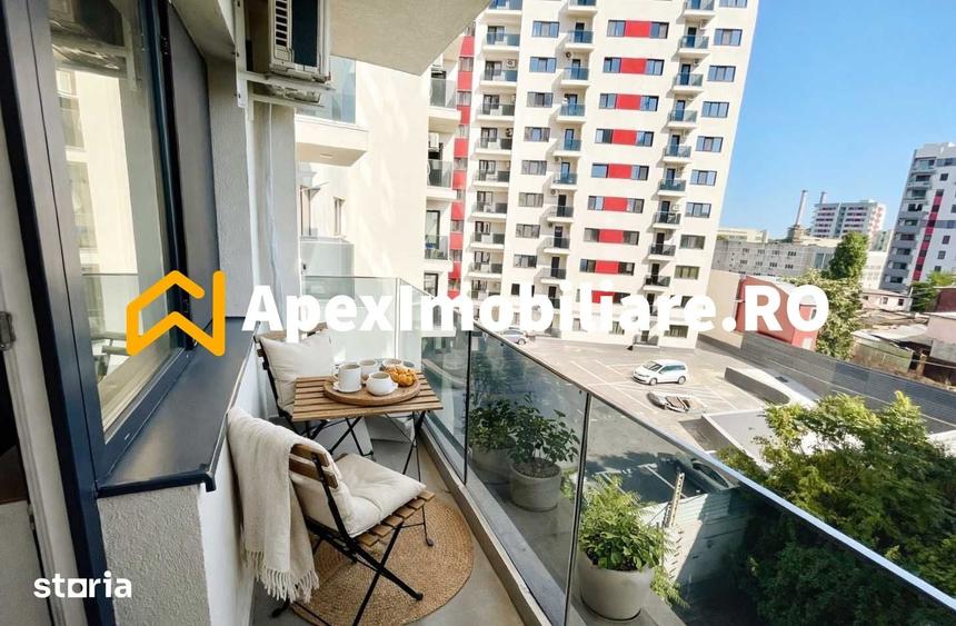 Apartament cu 2 camere semidecomandat, mobilat în Grozăvești