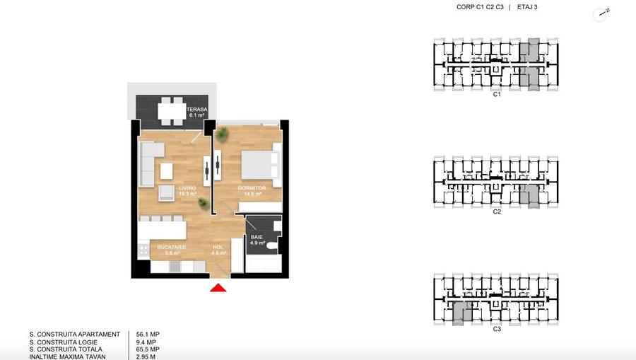 Apartament 2 Camere Pipera | Millo 8 | Modern, gradina & terasa | Investitie - 4