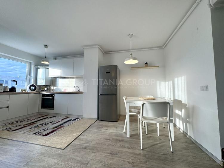 Apartament cu 2 camere semidecomandat, mobilat în Tractorul