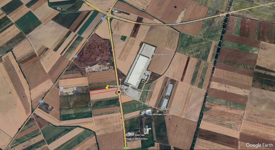 Teren Construcții intravilan de 19850 mp, în Șag