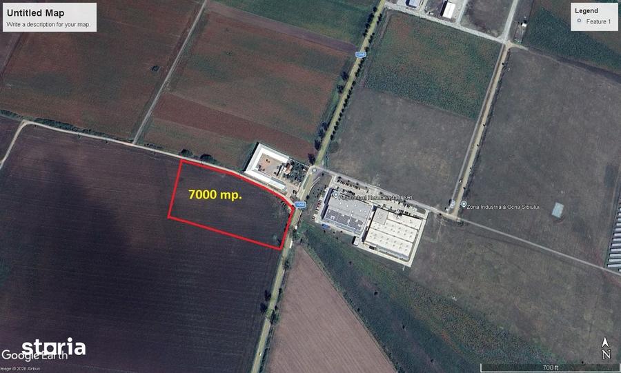 Teren de 7000 mp, în Central