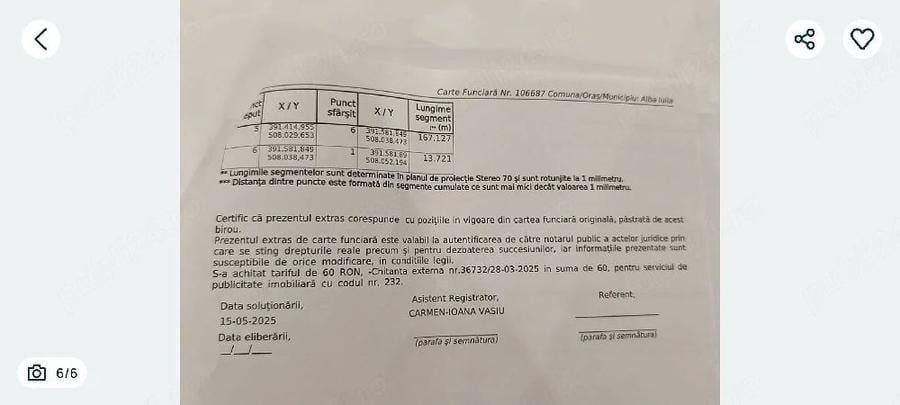 Teren de 5300 mp, în Central