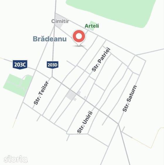 Vand teren intravilan in Bradeanu in suprafata de 2100 m - 3