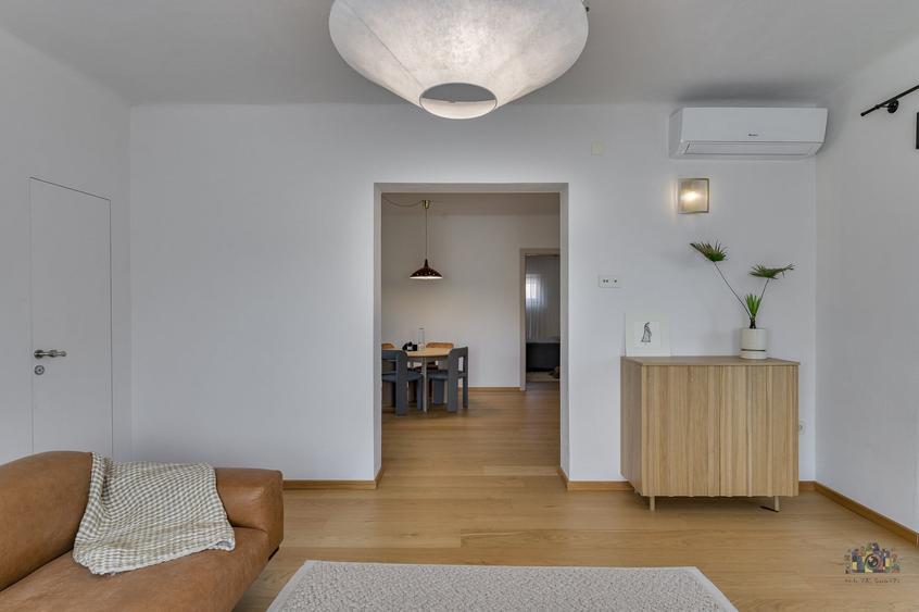 Apartament cu 4 camere semidecomandat, mobilat în Dorobanți